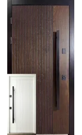 Входная уличная дверь Агата Фанера