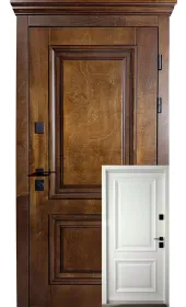 Входная уличная дверь Акцент Фанера