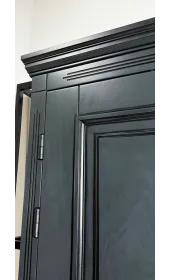 Общий вид двери Акцент Фанера Серая с внутренней стороны