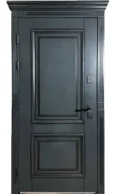 Общий вид двери Акцент Фанера Серая