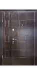 Полуторные уличные входные двери, модель «Британия»