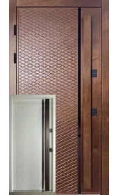 Входная уличная дверь Дионис Фанера