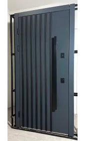 Общий вид двери Энзо Фанера Серая