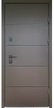 Входная дверь «Фрост-4» коричневая , толщина полотна 105 мм, четыре контура уплотнения
