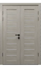 Двійні міжкімнатні двері «Modern-02-2» колір Дуб Немо Лате