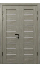 Двійні міжкімнатні двері «Modern-02-2» колір Дуб Пасадена