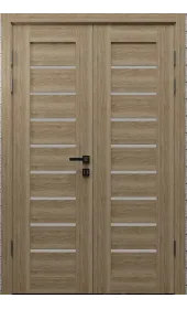 Двійні міжкімнатні двері «Modern-02-2» колір Дуб Сонома