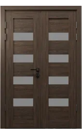 Двійні міжкімнатні двері «Modern-26-2» колір Дуб Портовий