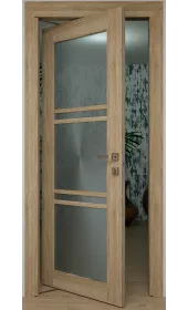 Міжкімнатні роторні двері «Modern-37-roto» колір Дуб Сонома