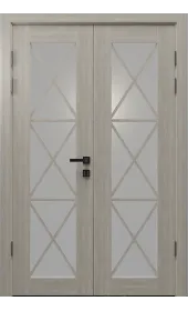 Розпашні міжкімнатні двері «Modern-45-2» колір Дуб Немо Лате