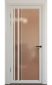 «Modern-72-mirror bronze»‎ колір білий супермат