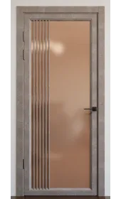 «Modern-72-mirror bronze»‎ цвет бетон кремовый