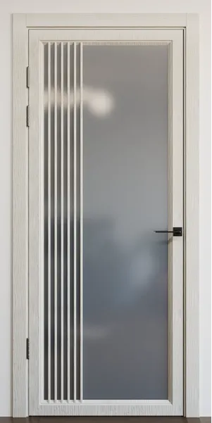 Межкомнатная дверь с зеркалом «Modern-72-mirror grafit satyn» Фаворит