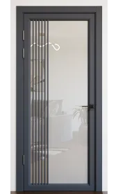 «Modern-72-mirror milk»‎ колір антрацит