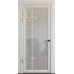 Міжкімнатні двері з дзеркалом «Modern-72-mirror milk»‎ колір білий супермат