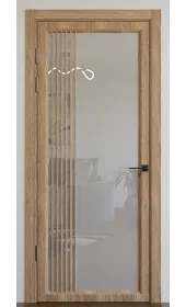 «Modern-72-mirror milk»‎ колір дуб сонома