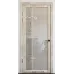Міжкімнатні двері з дзеркалом «Modern-72-mirror milk»‎ колір крафт білий