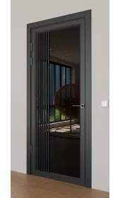 «Modern-72-painted mirror black» колір графіт