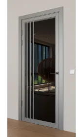 «Modern-72-painted mirror black» колір сірий