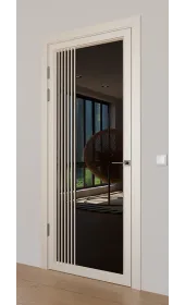 «Modern-72-painted mirror black» колір бежевий