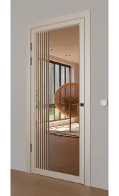 «Modern-72-painted mirror bronze» колір бежевий