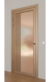 «Modern-72-painted mirror bronze satyn» колір сіро-бежевий