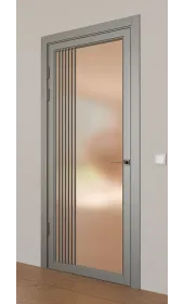 «Modern-72-painted mirror bronze satyn» колір сірий