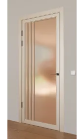 «Modern-72-painted mirror bronze satyn» колір бежевий