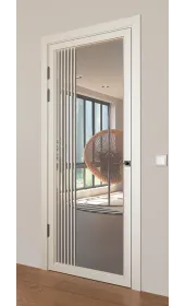 «Modern-72-painted mirror grafit» колір білий