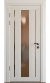 «Modern-74-mirror bronze satyn»‎ колір дуб білий