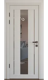 «Modern-74-mirror grafit»‎ колір білий супермат