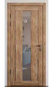 «Modern-74-mirror grafit»‎ колір дуб бурштиновий