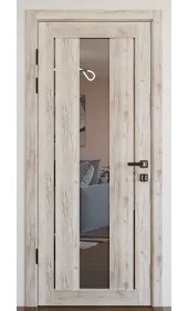 «Modern-74-mirror grafit»‎ колір крафт білий