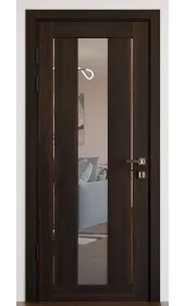 «Modern-74-mirror grafit»‎ цвет орех мореный темный