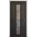 Межкомнатная дверь с зеркалом «Modern-74-mirror grafit»‎ цвет венге южное
