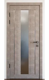 «Modern-74-mirror grafit satyn»‎ цвет бетон кремовый