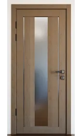 «Modern-74-mirror grafit satyn»‎ колір какао супермат