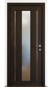 «Modern-74-mirror grafit satyn»‎ цвет орех мореный темный