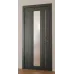 Межкомнатная крашеная дверь с зеркалом «Modern-74-painted mirror grafit satyn» цвет графит