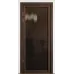 Межкомнатная дверь с зеркалом «Modern-75-mirror black» цвет орех мореный темный