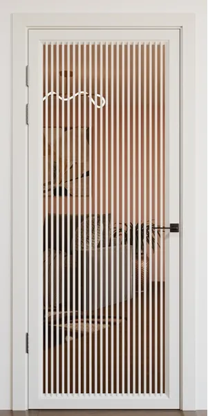 Межкомнатная дверь с зеркалом «Modern-75-mirror bronze» Фаворит