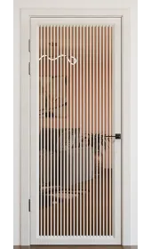 «Modern-75-mirror bronze»‎ колір дуб білий