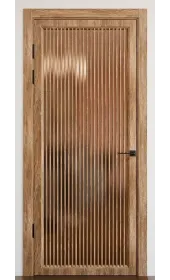 Межкомнатная дверь с зеркалом «Modern-75-mirror bronze satyn» Фаворит