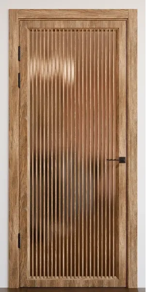 Межкомнатная дверь с зеркалом «Modern-75-mirror bronze satyn» Фаворит