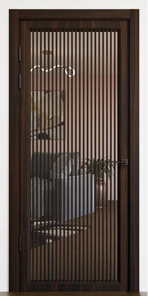 Міжкімнатні двері з дзеркалом «Modern-75-mirror grafit»‎ Фаворит