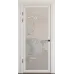 Межкомнатная дверь с зеркалом «Modern-75-mirror milk» цвет белый супермат