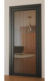 «Modern-75-painted mirror bronze» цвет графит