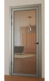 «Modern-75-painted mirror bronze» цвет серый