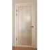 Міжкімнатні фарбовані двері з дзеркалом «Modern-75-painted mirror grafit satyn» колір бежевий
