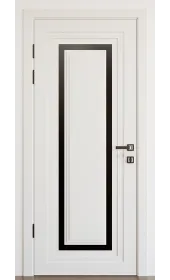 «Modern-76-mirror black»‎ цвет белый супермат